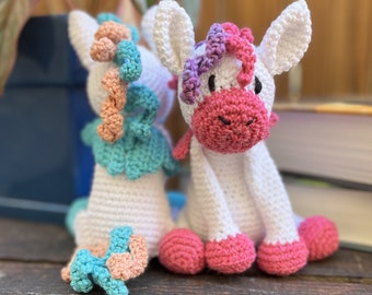 Crochet Pegasus Amigurumi Pattern: Fantasy Toy (PDF Pattern)