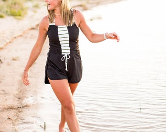 Modest one piece women's swimsuit - "The McKae"