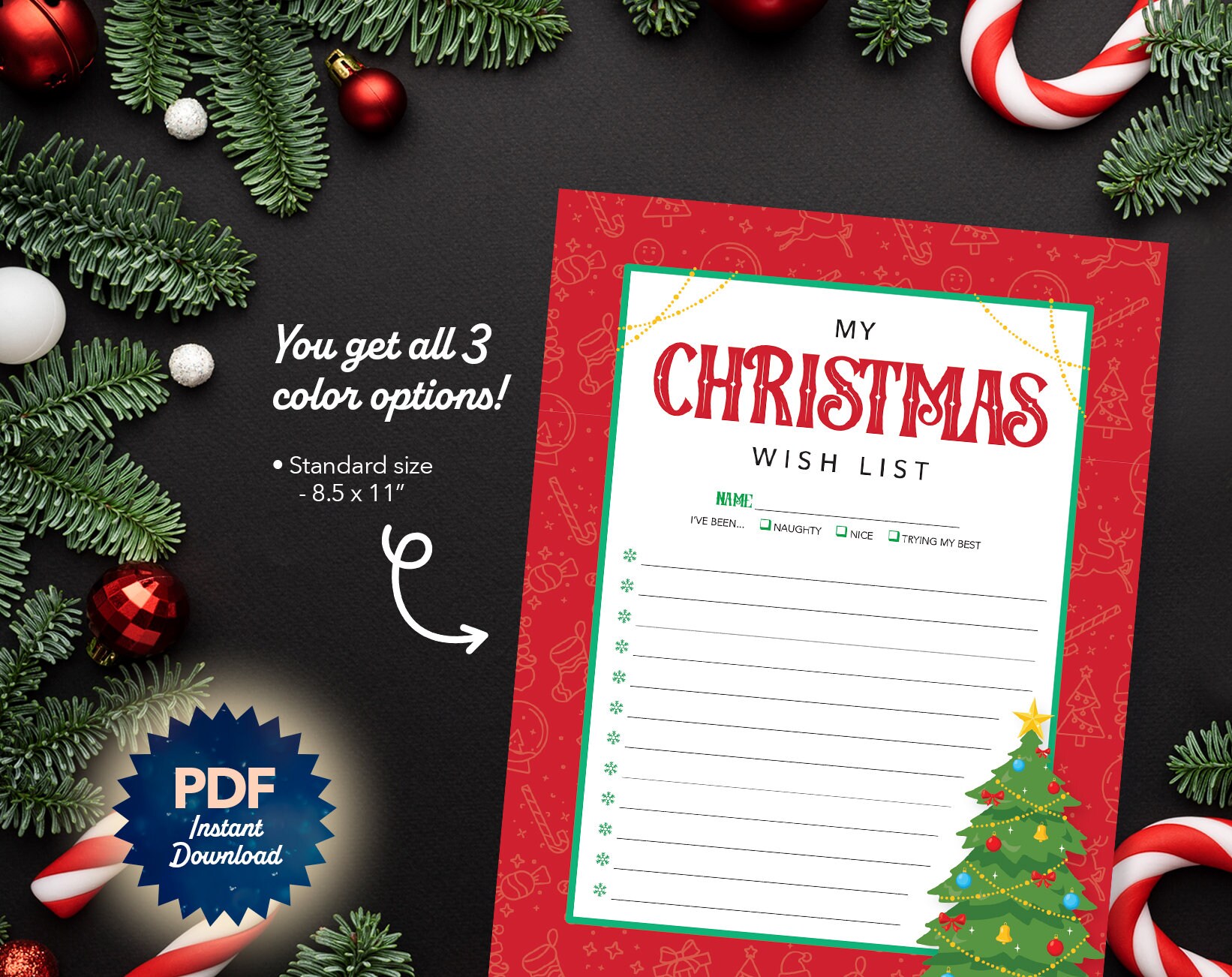 christmas-wishlist-holiday-gift-wish-list-blank-christmas-wishlist-printable-pdf-etsy