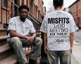 Misfits Gallery Dept. Graphic Tee: Distressed Urban Streetwear T-Shirt