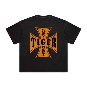 Lucky Tiger vintage washed heavyweight T-shirt