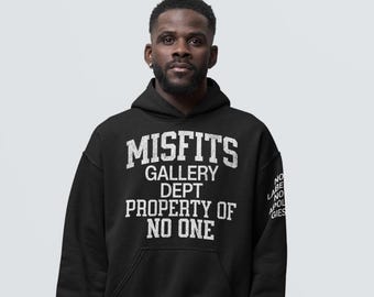 Misfits Gallery Dept, Trendy Hoodie, Oversized Hoodie, Streetwear Hoodie, New York Hoodie, Gallery Dept, Urban Streetwear, Retro Hoodie