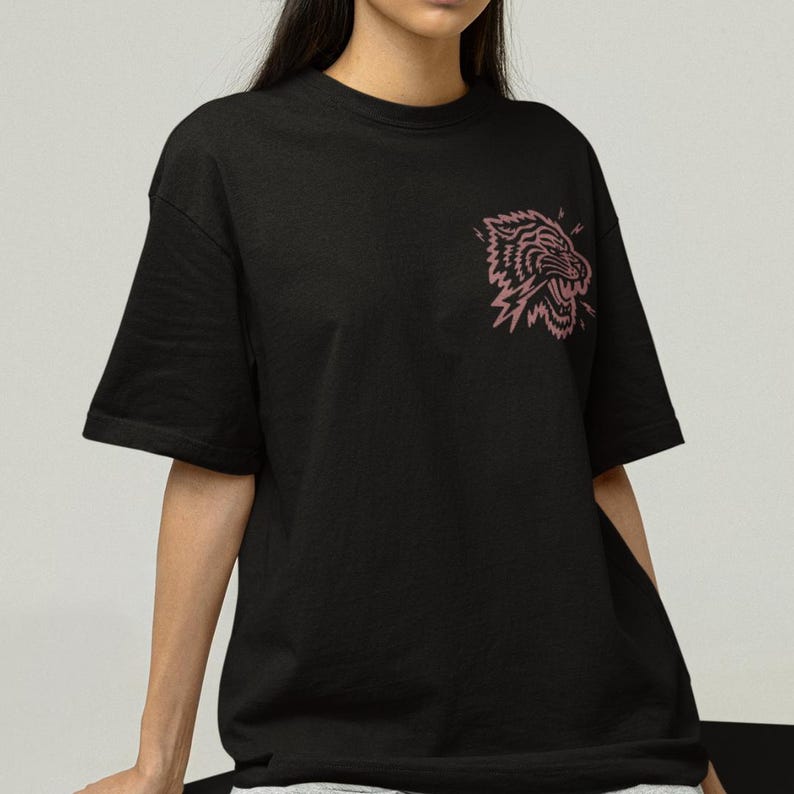 raw luck tiger t shirt vintage streetwear graphic tee