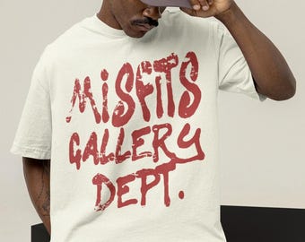 Misfits Gallery Dept. Comfort Colors T-shirt, Graffiti Graphic Tee