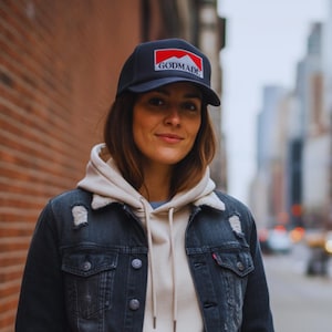Godmade Embroidered Trucker Hat, Snapback Style