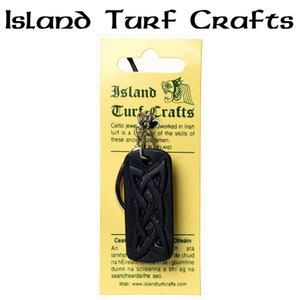 Irish Turf Oblong Celtic Keyring 2" (MJ01)