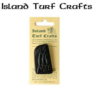Irish Turf Celtic Oblong Brooch 2" (T26- J5)