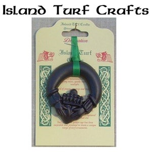 Irish Turf Claddagh Decoration (F30)