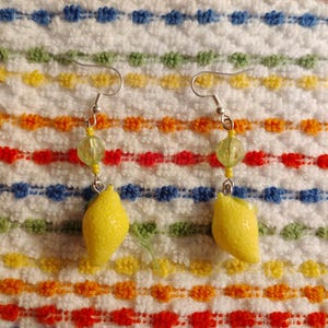 lemon earrings