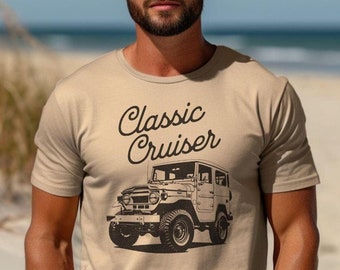 Toyota FJ40 Land Cruiser Tee: Classic Car Overlanding Shirt