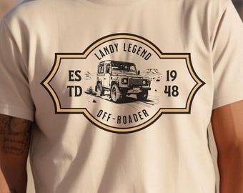 Camiseta clásica Land Rover: Camiseta todoterreno Landy Legend
