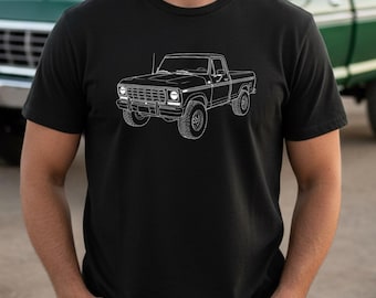 Vintage Ford F150 4x4 Pick-up Retro Truck T-Shirt