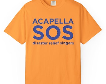T-Shirt inspiriert von der Fisk TV Show für die Katastrophenhilfe-Sänger von Acapella SOS | Musik-Charity-T-Shirt