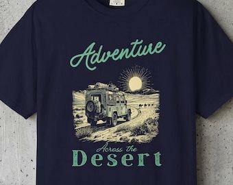 Vintage Landrover T-Shirt - Britisches 4x4 Off-Road-T-Shirt, Abenteuerkleidung
