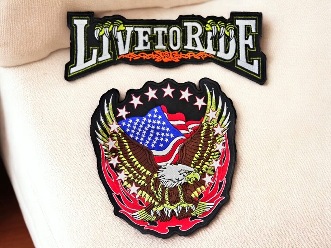 Custom Patches for Jackets , Iron on Patches , Iron on Appliques, Eagle