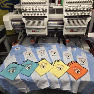 Custom bowling shirts with personalized embroidered logo + name image 20