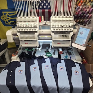 Custom bowling shirts with personalized embroidered logo + name image 17