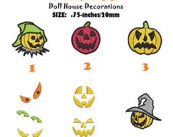 Miniature Doll House Halloween Decorations