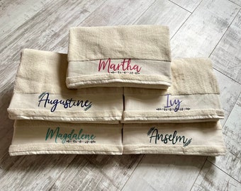 Personalised Name Embroidered Bath Towel - Gift Idea, Keepsake, Kids name, Wedding Gift