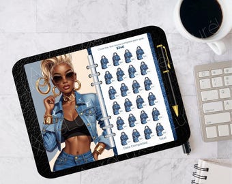 Luxe Savings Challenge Cards: Fashion Budget Binder A6 Inserts