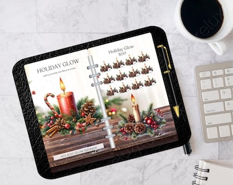 Holiday Glow A6 Savings Challenge Set | Cozy Christmas Savings