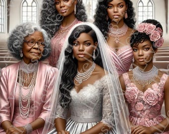 Generational Elegance: A Timeless Wedding Moment(Mauve and Gray)