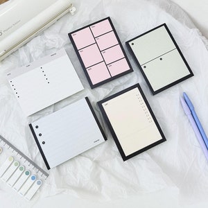 120 GSM Premium 3.5x4.7 Inch Memo Pad | Cute Note Pad | Weekly Planner - Single Sided/100P