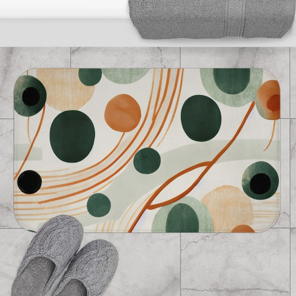 Green Bath Mat - Etsy