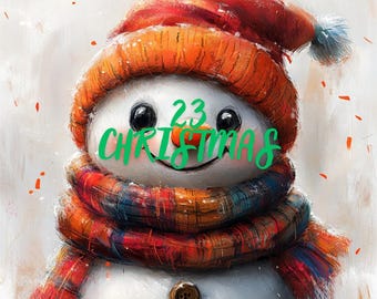 23 illustrations clipart de Noël originales : ensemble PNG festif (téléchargement numérique)