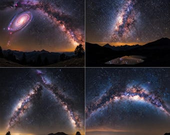 31 Milky Way Galaxy PNG Images, Space Landscape Photography, Night Sky Stars