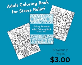 Adult Stress Relief Coloring Book