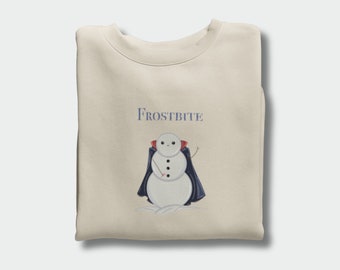 Frostbite Sweater | Spooky Christmas Sweatshirt | Xmas Pullover | Crewneck | Holiday Party | Trendy Apparel | Christmas Gift