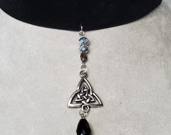 Celtic Knot Charm Irish pendant necklace / chokers Charmed Book of shadows pendant