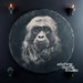 Gibbon PNG for CNC Laser Engrave, Laser Burn, Animals, Lightburn, Slate ...