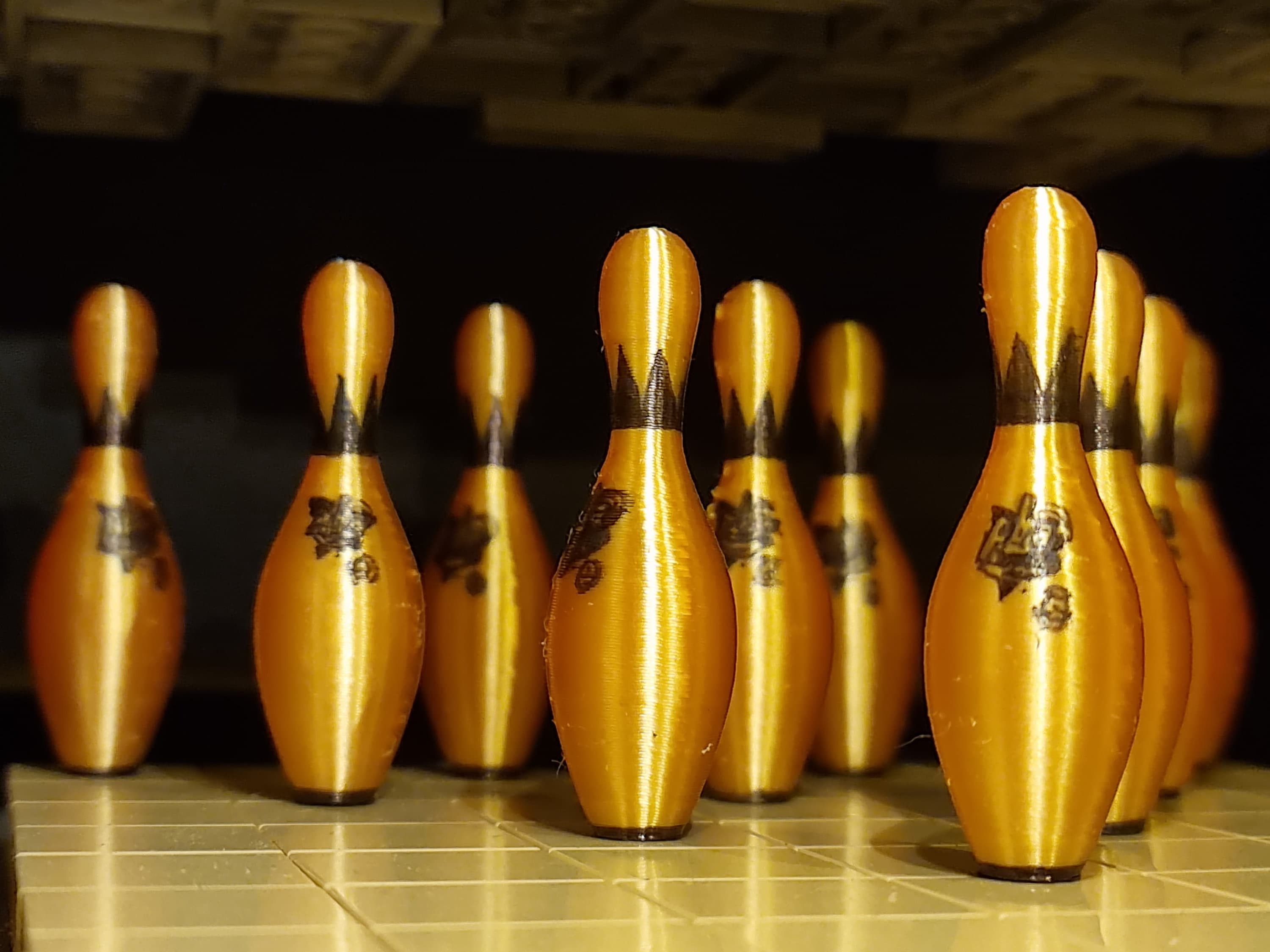 PBA TOUR ゴールドボウリングピン サイン入り PBA Bowlers Bowling Multi Signed Autographed Gold PBA Tour