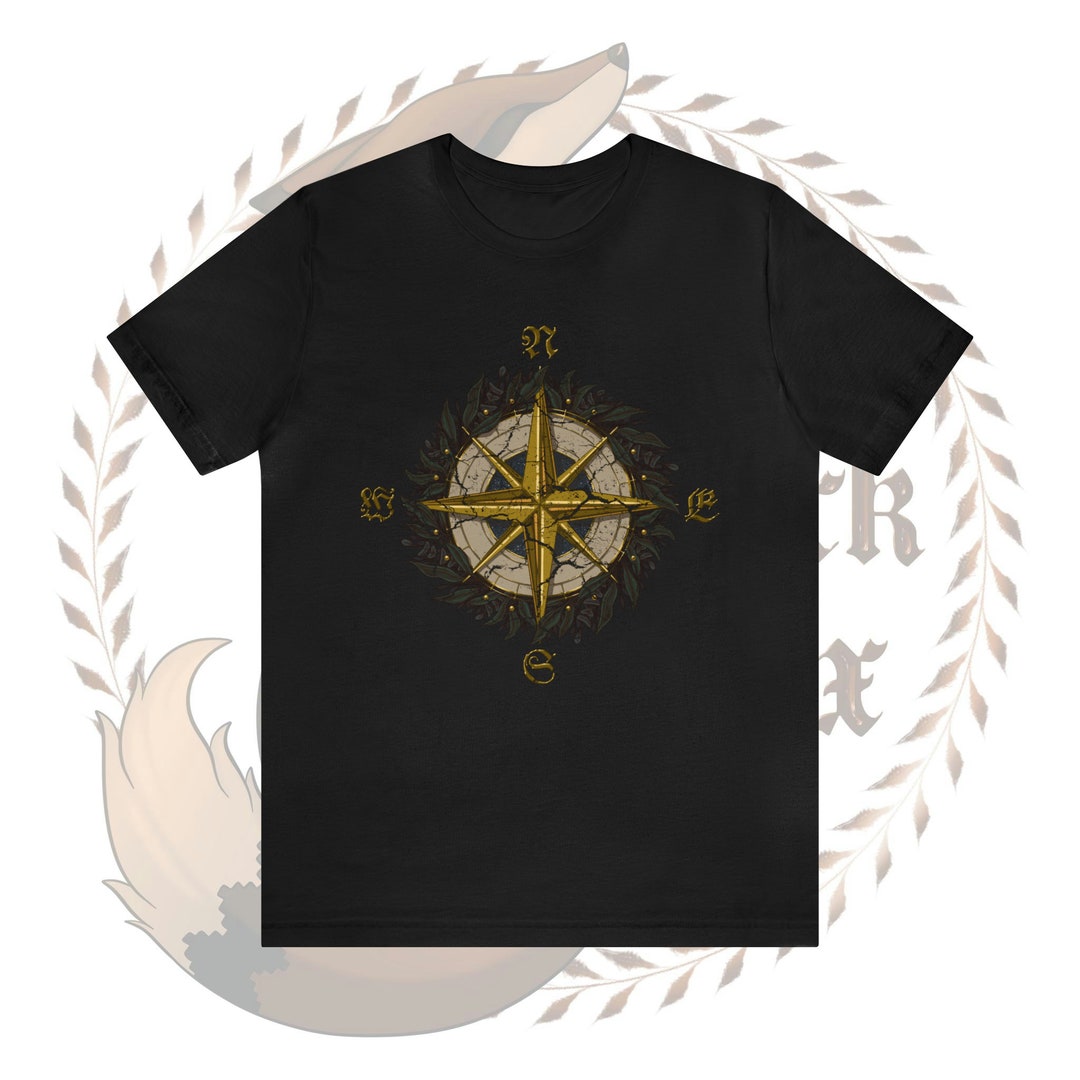 Compass Graphic Tee - Etsy