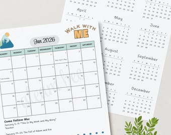 Calendario de las Mujeres Jóvenes SUD 2026