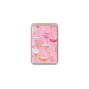 Verfrissende Magsafe-portemonnee voor drankjes Magnetische zomerse sfeer Kaarthouder past op iPhone 16, iPhone 14, iPhone 13 Pro, 12 Mag Safe