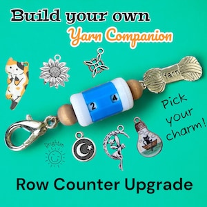 Build Your Own Yarn Companion Row Counter Upgrade, Customized Crochet Row Counter, Crochet Notions, Knitting Accessories, Fun Crochet Gifts