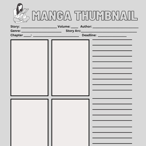 Manga Thumbnail, Mangaka, Comic Planning, Manga Storyboard, Comic Book Artist, Comic Writer, Manga Artist