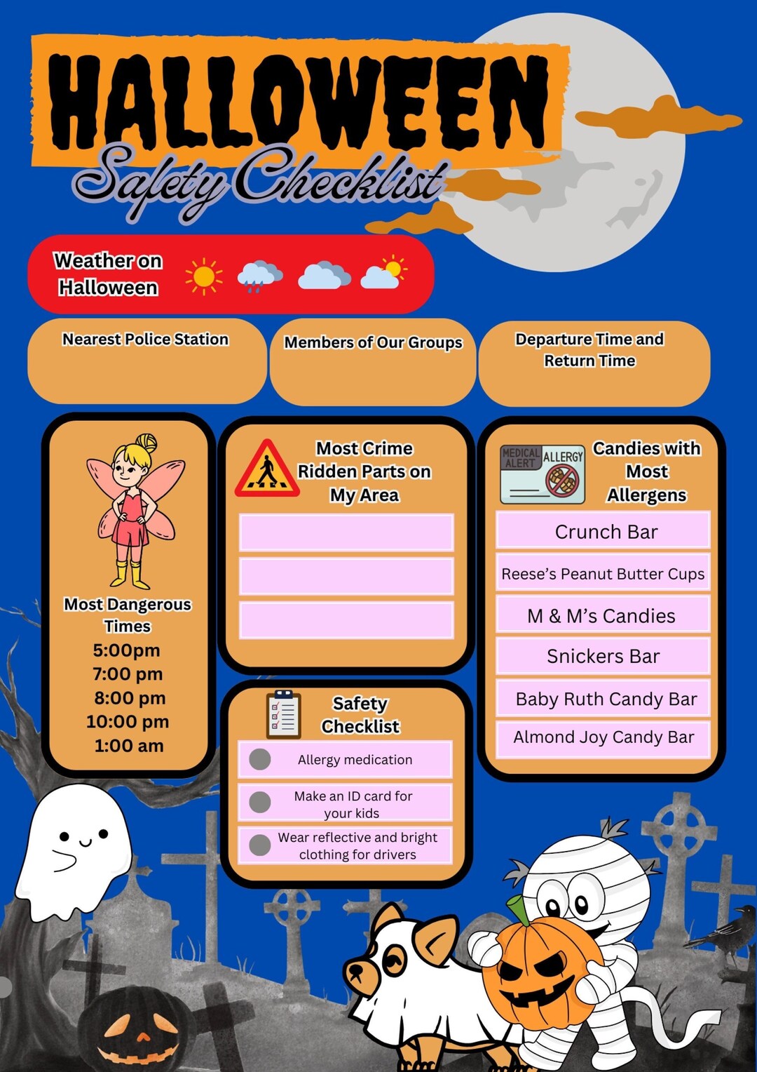 Halloween 2023 2024 Halloween Planner Spooky Halloween Etsy