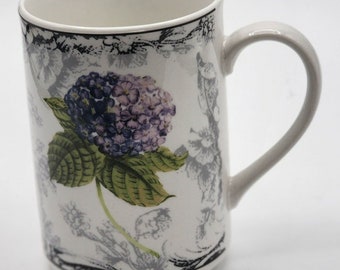 American Atelier Toile 5380 Porzellan Kaffeetasse/Teetasse Lila Hortensie