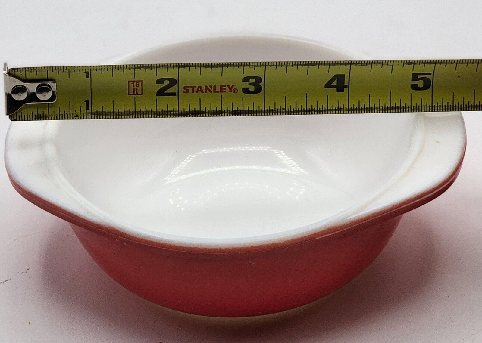 Vintage Pyrex Flamingo Pink Ovenware Small Casserole 080-8 Oz Bowls 3 ...