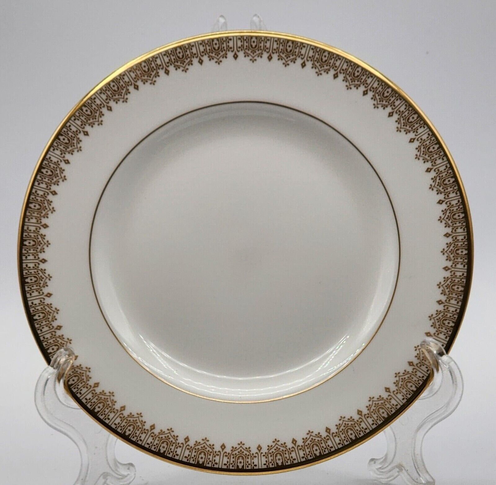 Royal Doulton Gold Lace H4989 Bone China 1/2 Bread and Butter