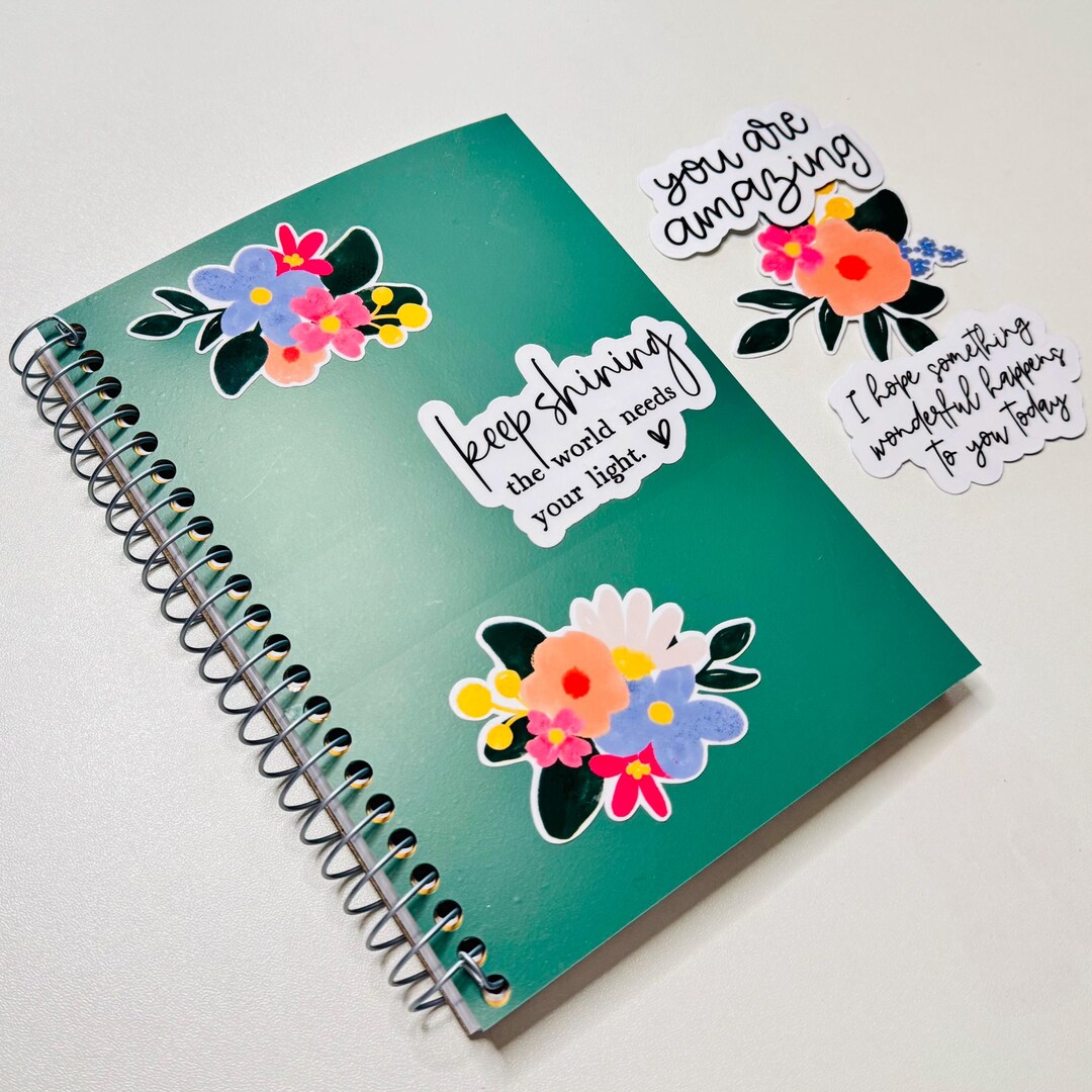 Inspirational Sticker Pack: Waterproof Vinyl Decals for Water Bottles ...