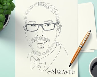 Custom Portrait Coloring Pages