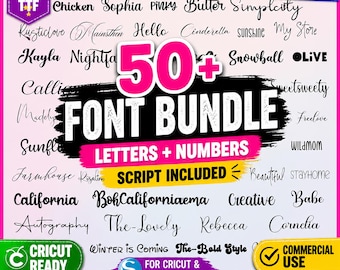 Baseball Font Bundle SVG, Script & Jersey Letters, Numbers Set, Sports Font for Cricut, Baseball Name Svg, Png, Ttf, Otf Instant Download