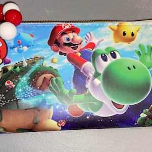 Portefeuille et bracelet Mario chevauchant Yoshi