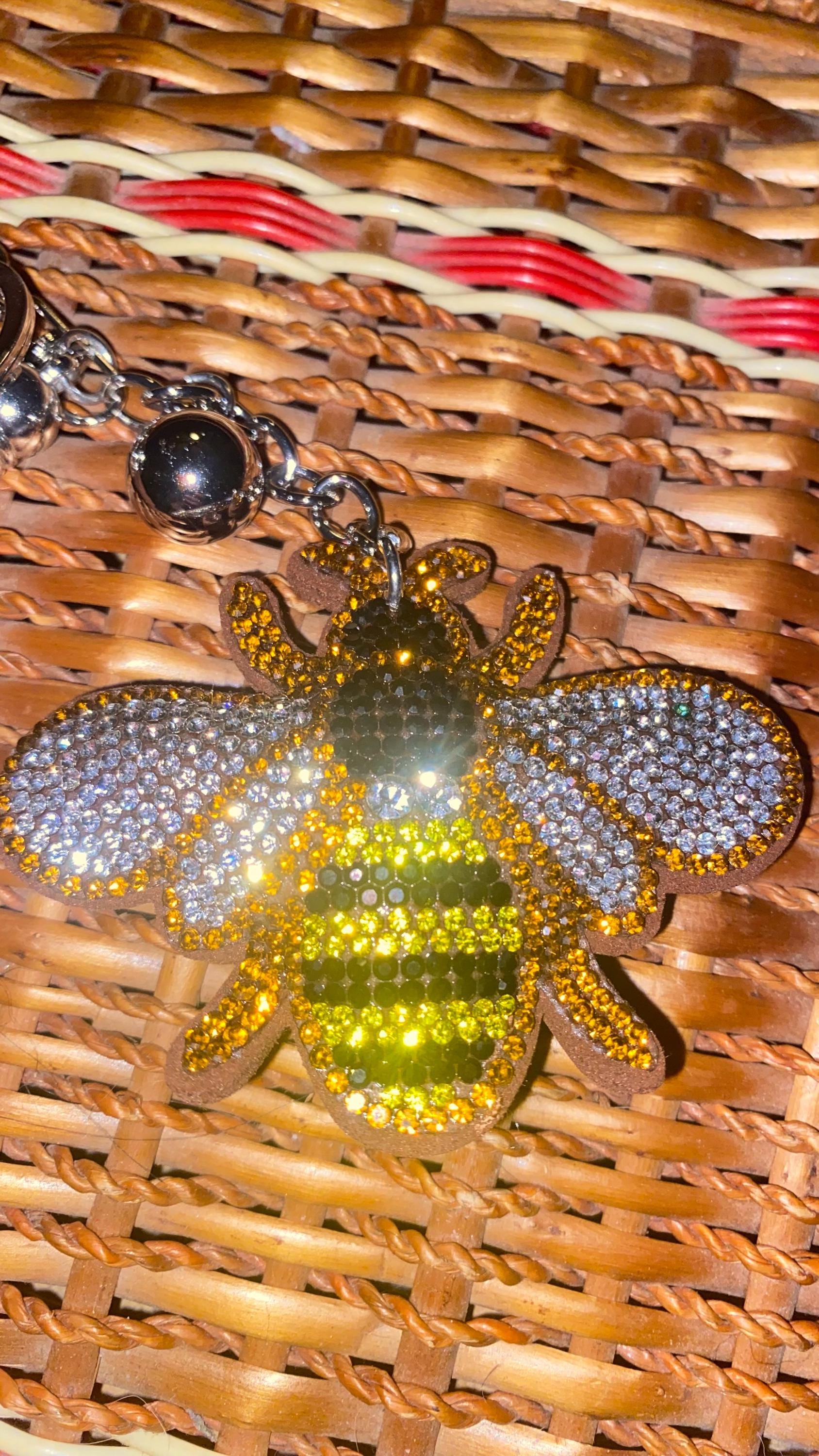 Bee (bling) Keychain - Etsy