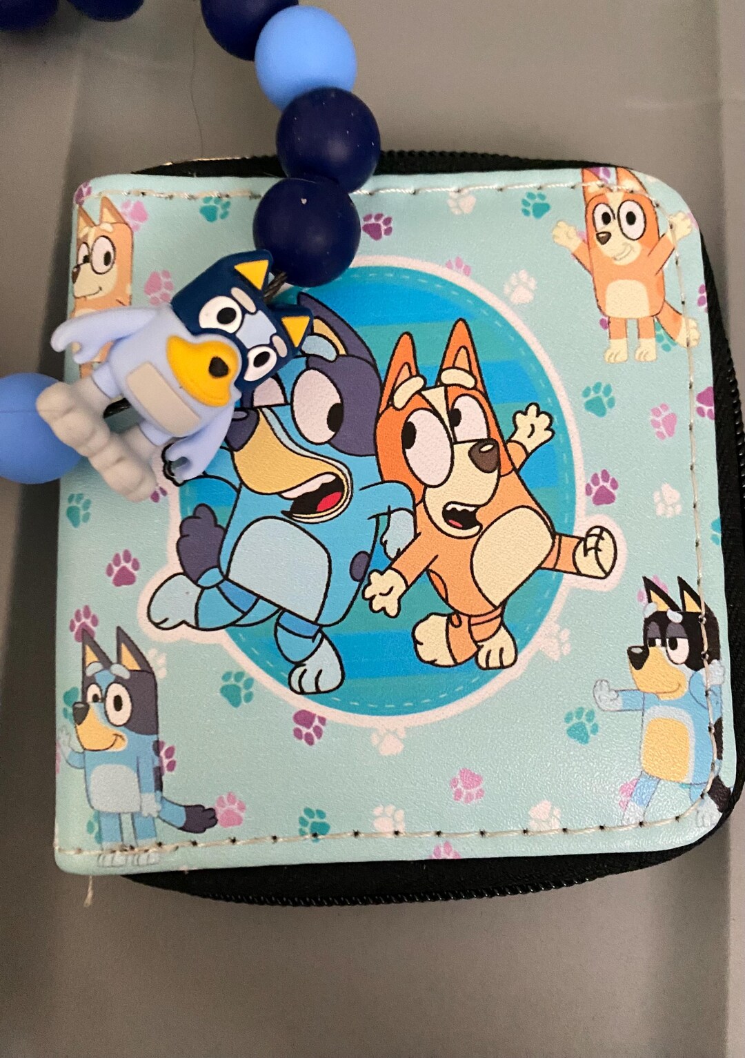 Bluey and Bingo Wallet and Matching Wristlet Keychain - Etsy